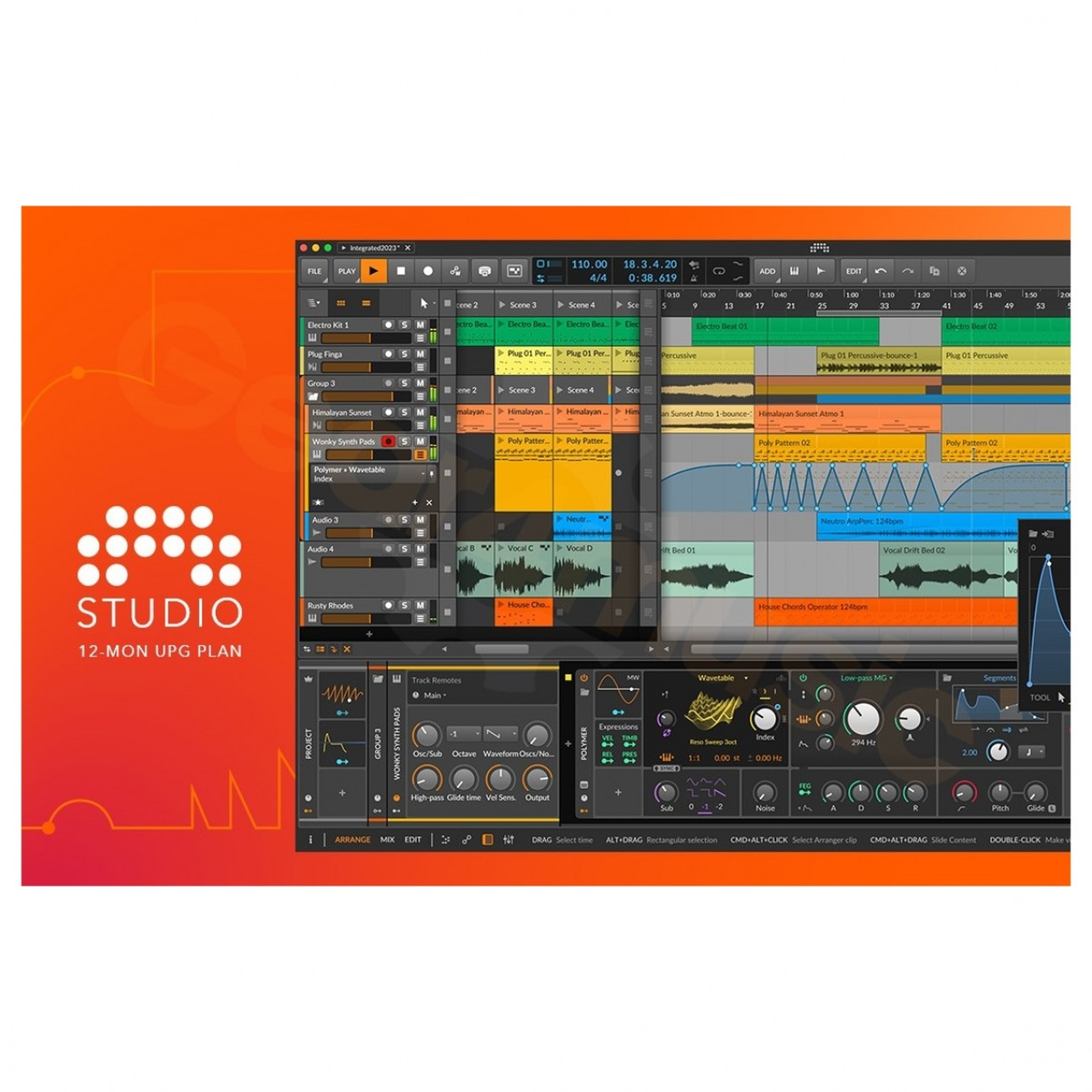 Bitwig Studio 12 Month Upgrade Plan